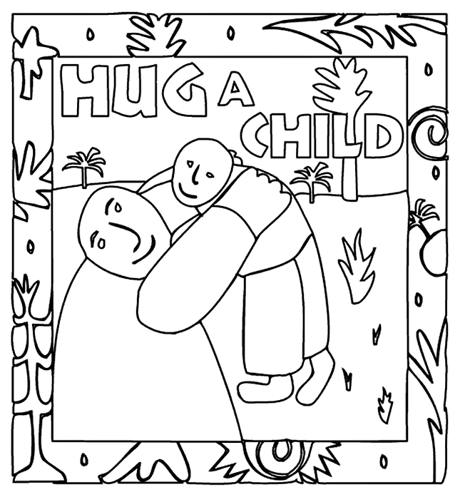 hug a child